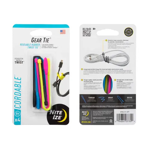 Gear Tie® Cordable™ Twist Tie