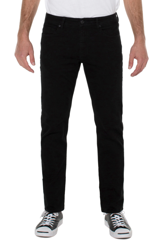Liverpool Kingston Modern Straight - Black, a go-to pair of jeans for the office, date nights, travel and weekends