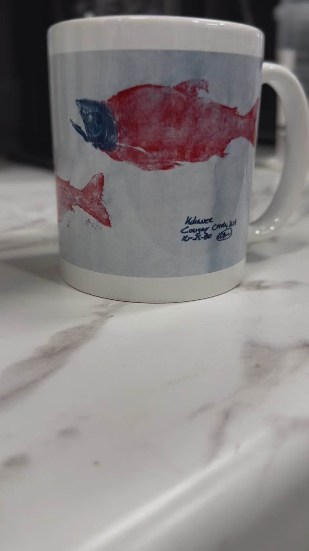 BMO Fish Art Kokanee Salmon Mug