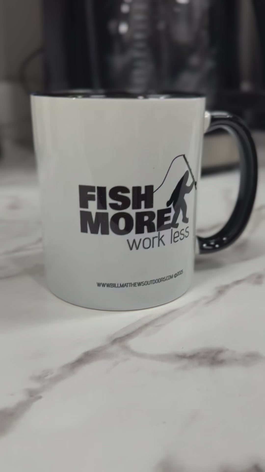BMO Original Fish More work less mug