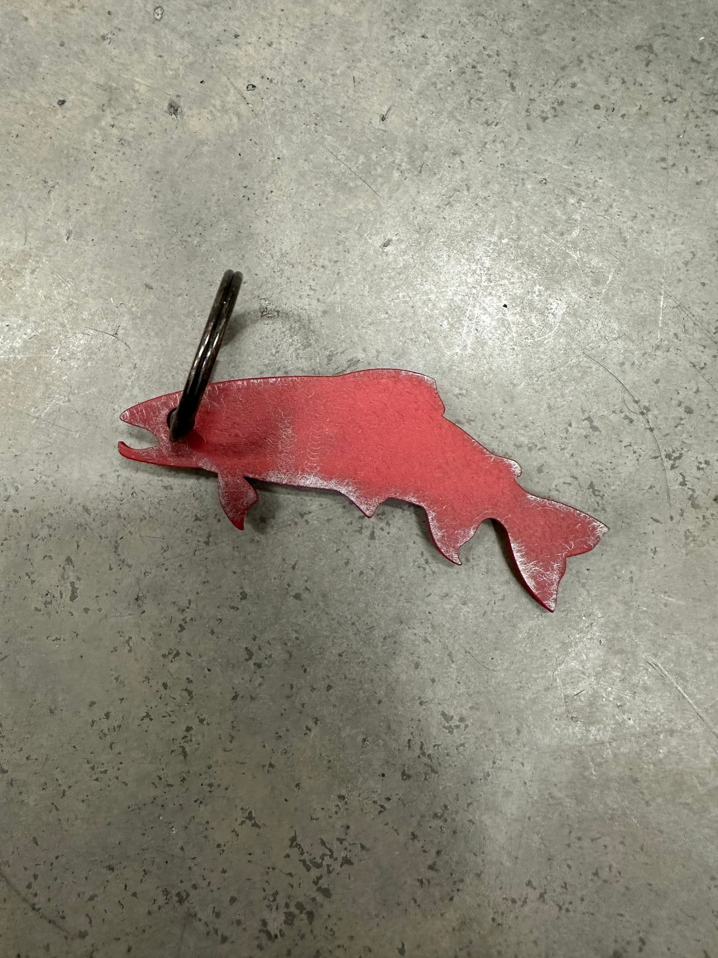 Trout Bottle Opening Keychain