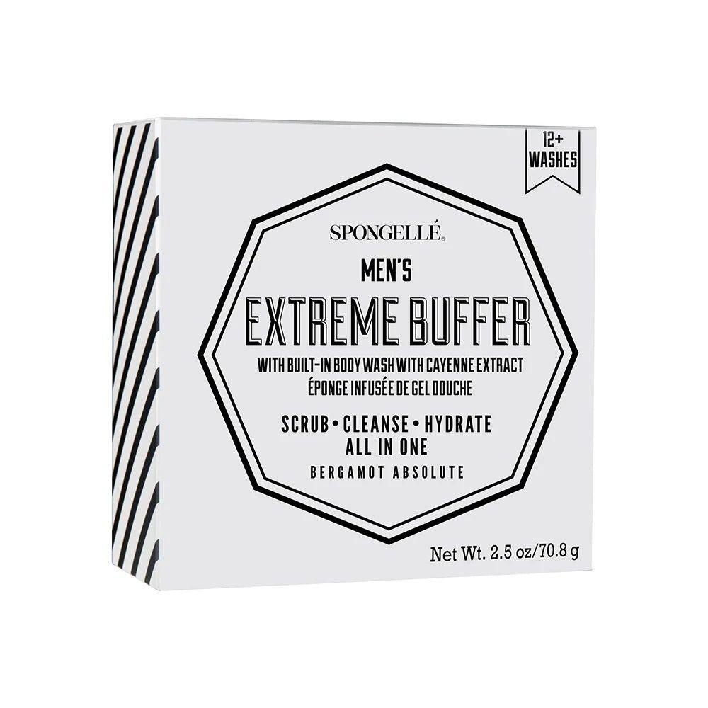 Men's Body Buffer and Shower Wash- 12+ Wash