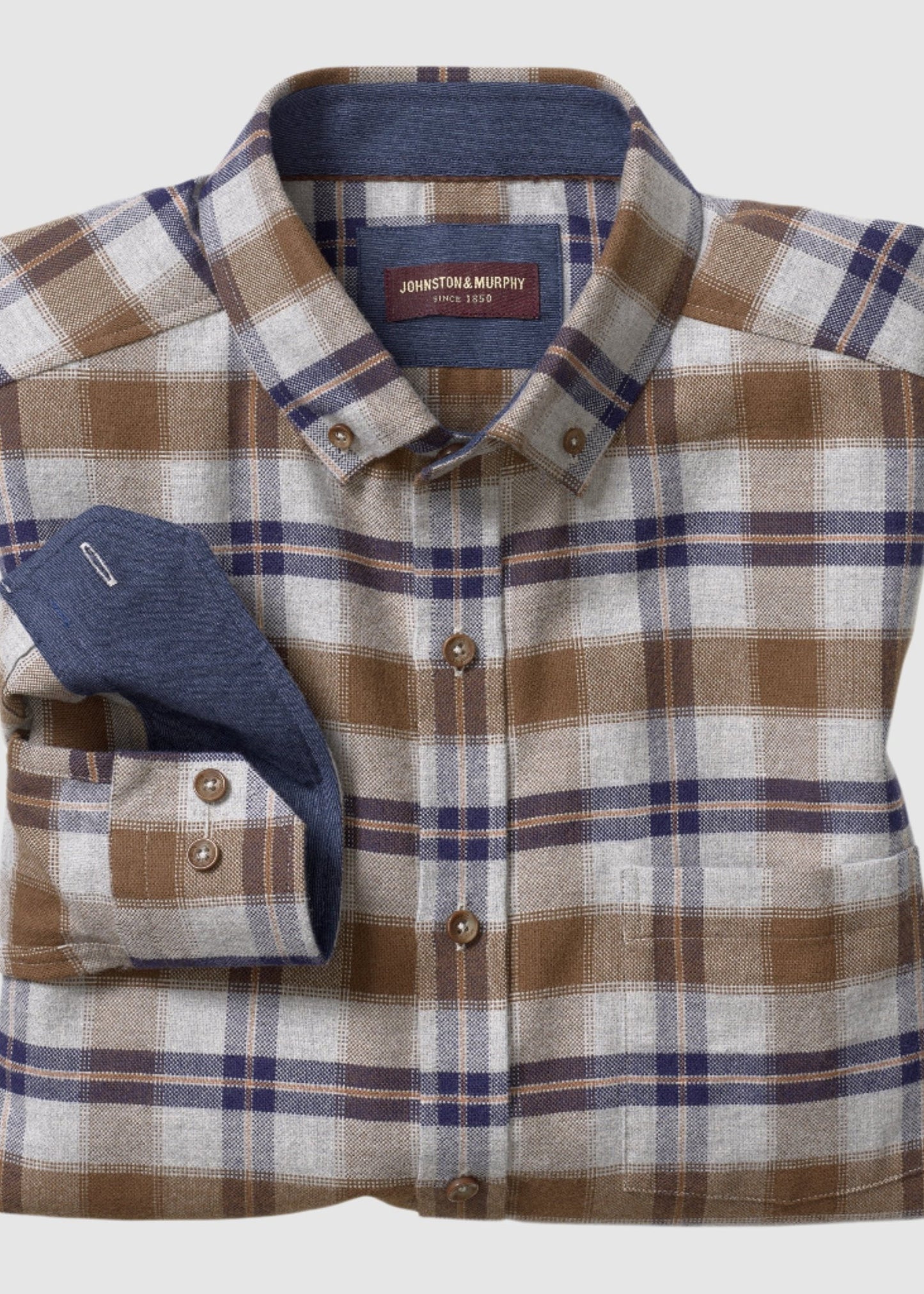 Brushed Heathered Woven Shirt
