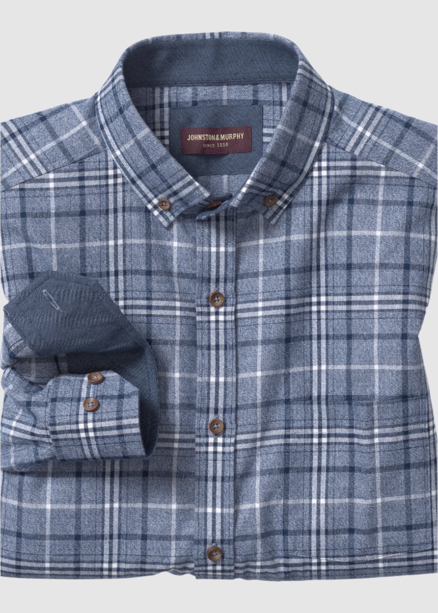 Brushed Heathered Woven Shirt