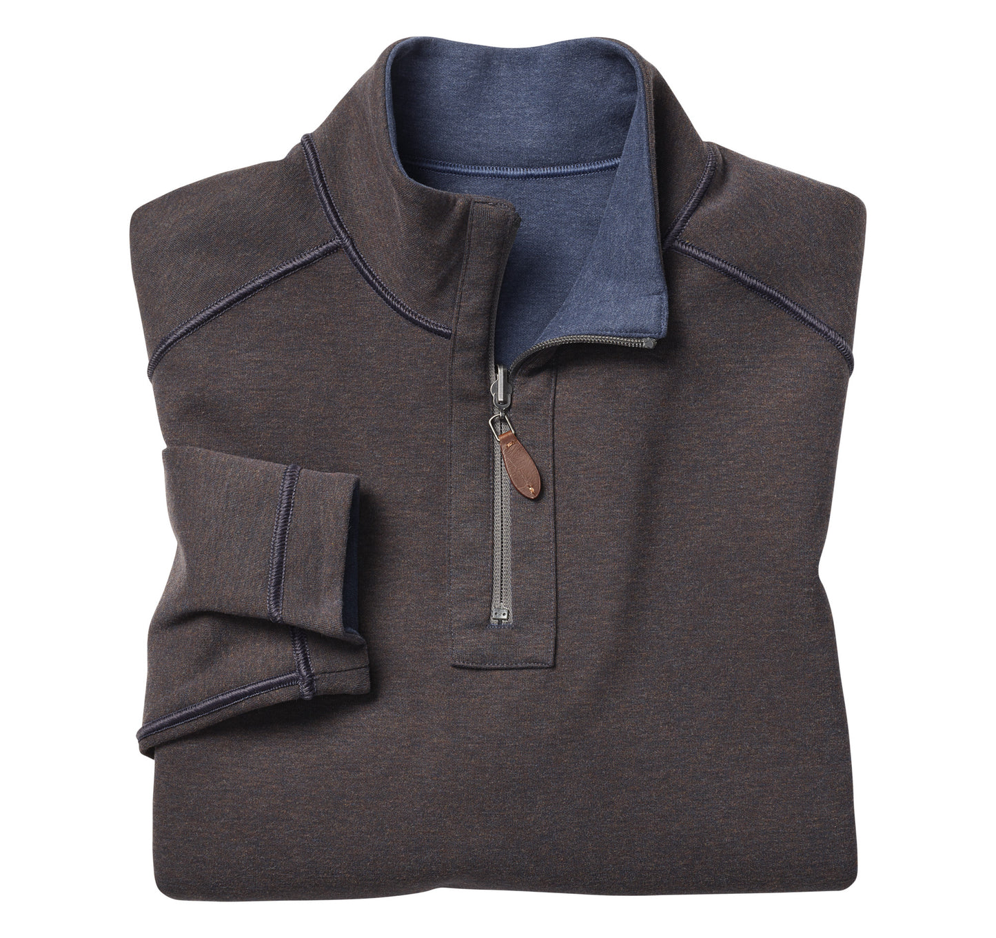 Reversible Solid Quarter Zip
