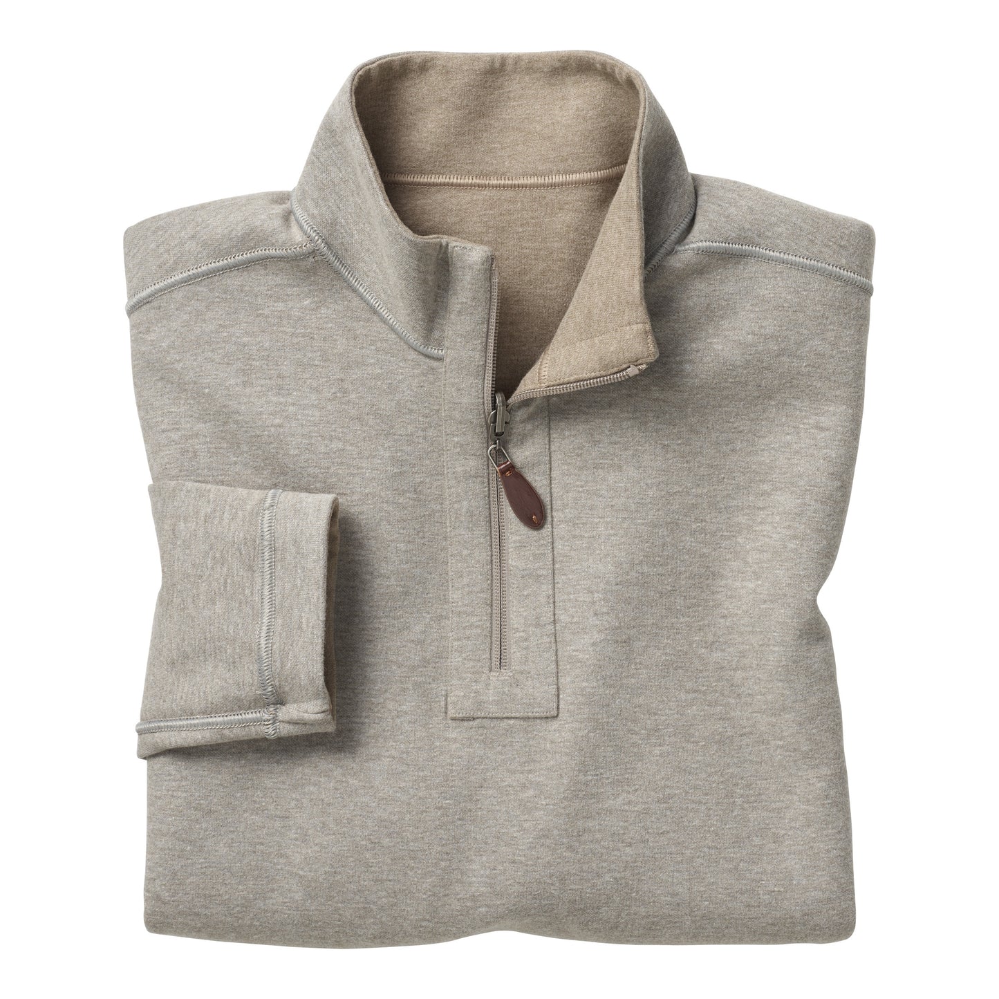 Reversible Solid Quarter Zip