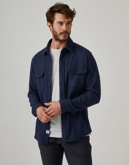 7 Diamonds Generation Long Sleeve Indigo