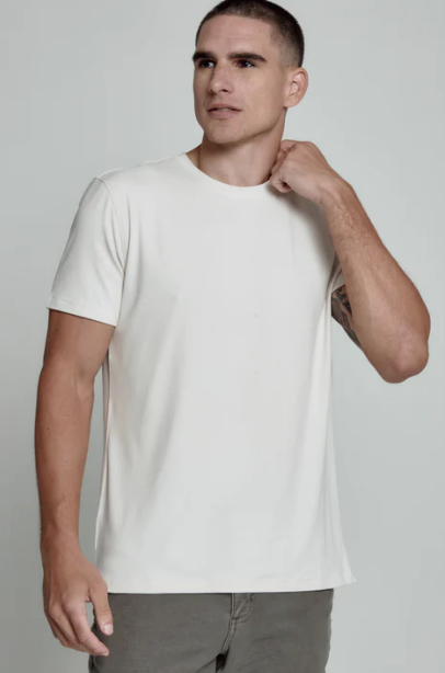 7 Diamonds Core Crew Neck Tee Ecru