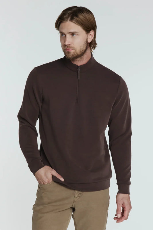 Rev Quarter Zip Pullover - Cacao