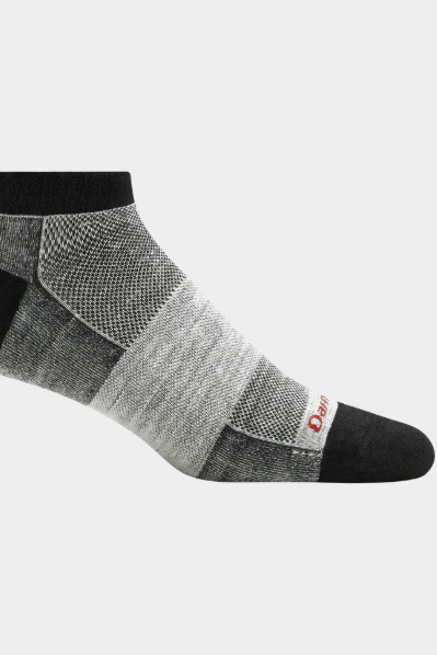 Darn Tough Light, versatile and always up for more. A dialed-in precise fit makes for a won't-quit sock when the challenges pile up.

Height: No Show
Weight: Lightweight
Pair with: Tennis shoes, trainers, golf shoes
Style Number: 1437
Charcoal