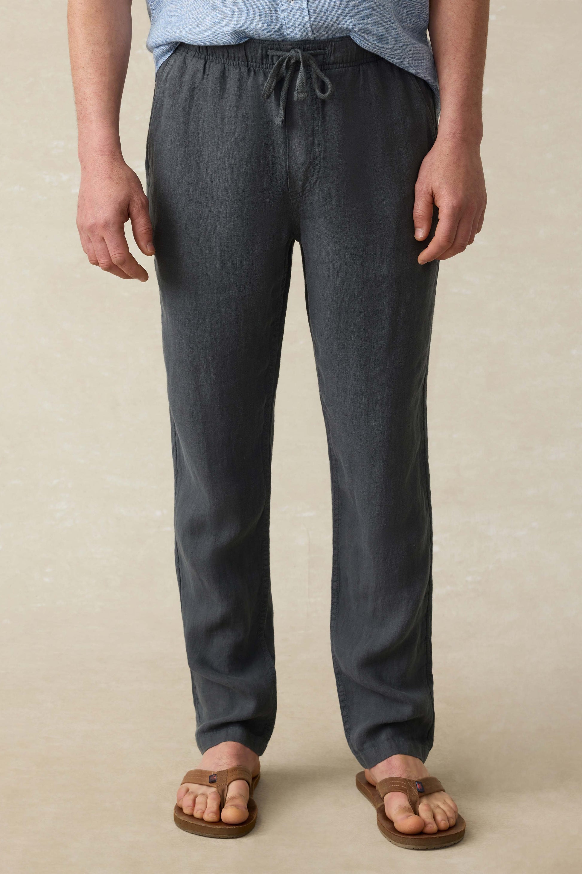 Faherty Linen Drawstring Pant 2