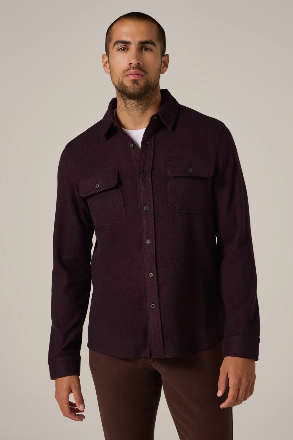 Generation Long Sleeve Shirt - Bordeaux