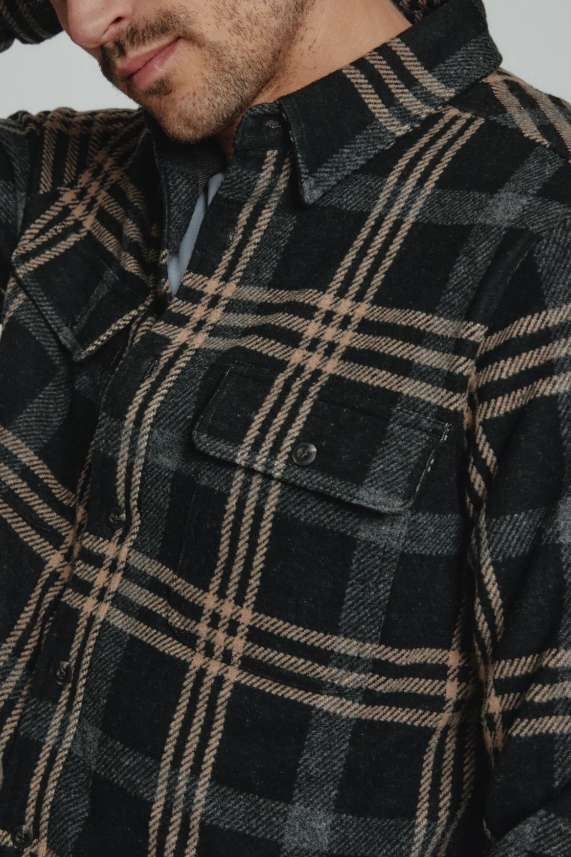 Generation Plaid Long Sleeve. onyx1