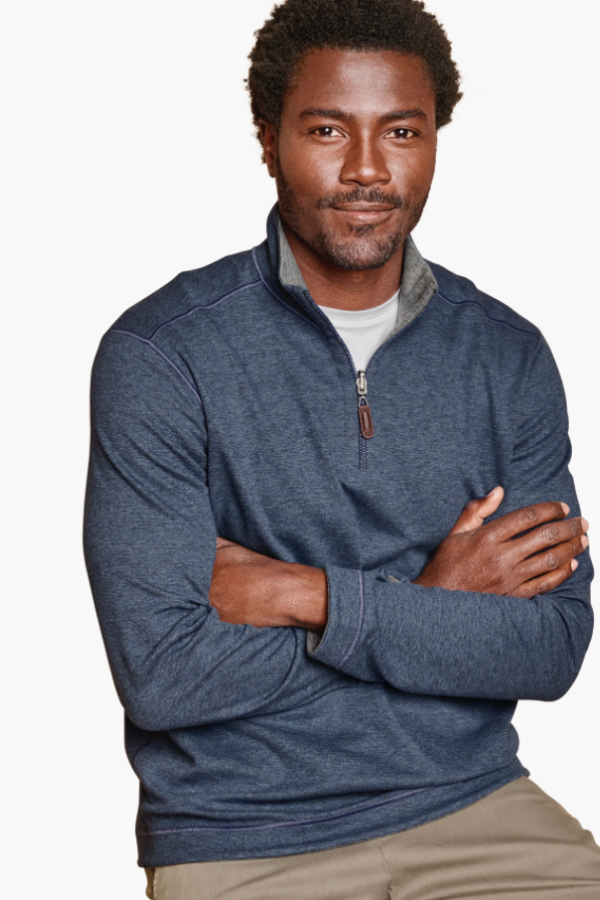 Icon Reversible Solid Quarter-Zip