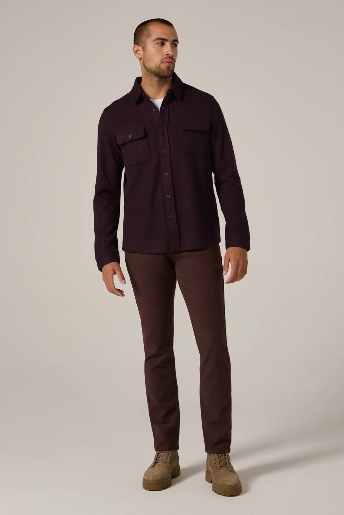 Generation Long Sleeve Shirt - Bordeaux