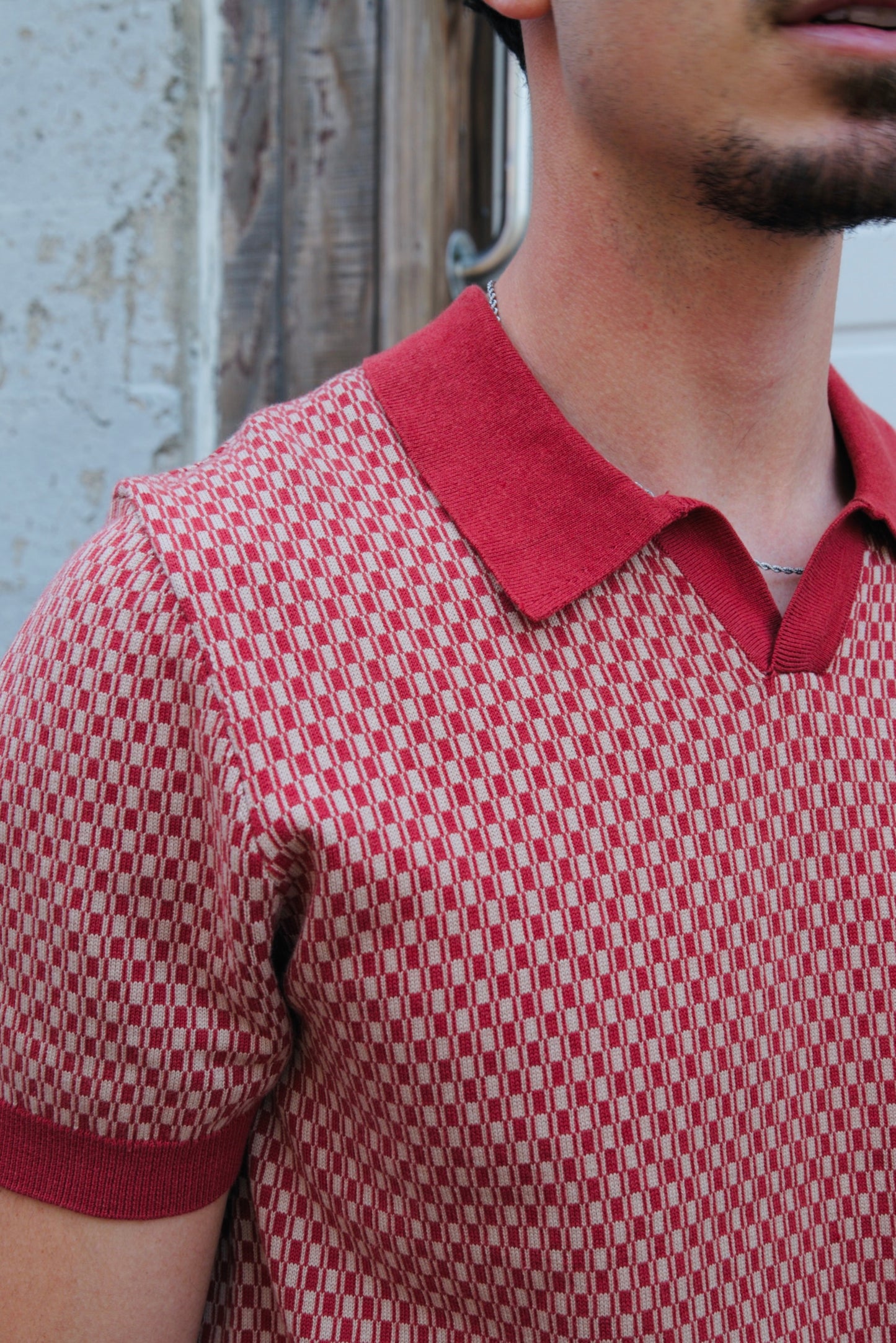 Johnny Collar Sweater Polo
