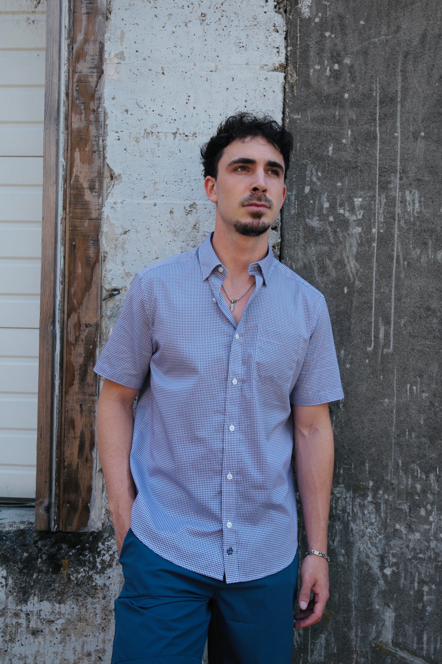 Logan Printed S/S Shirt-Mini Floral