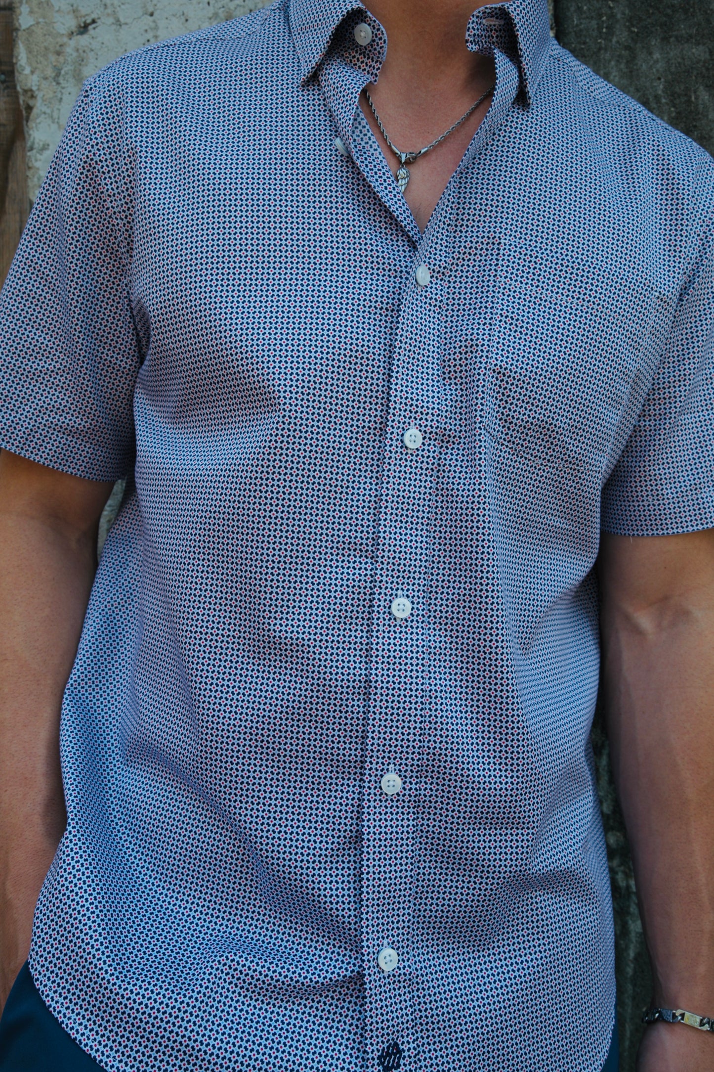 Logan Printed S/S Shirt-Mini Floral
