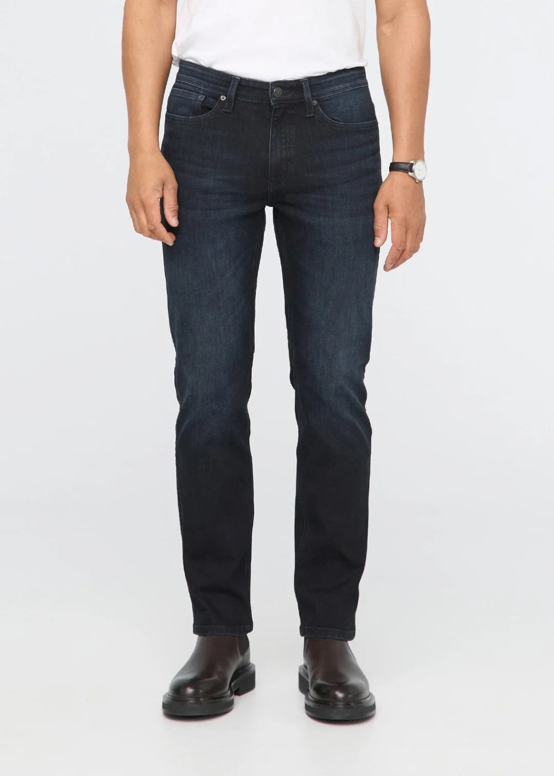 DUER Performance Denim+ Straight - Carbon Stone