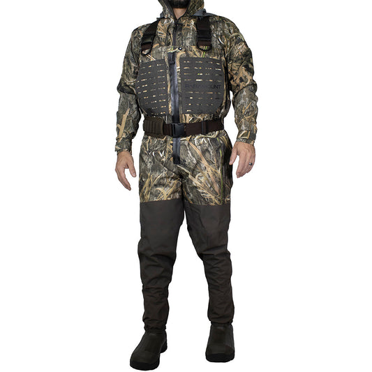 Paramount Breathable, Zippered, Bootfoot Wader.   Bested Wader for Duck Hunting or Razor Clamming!  Camo or Brown