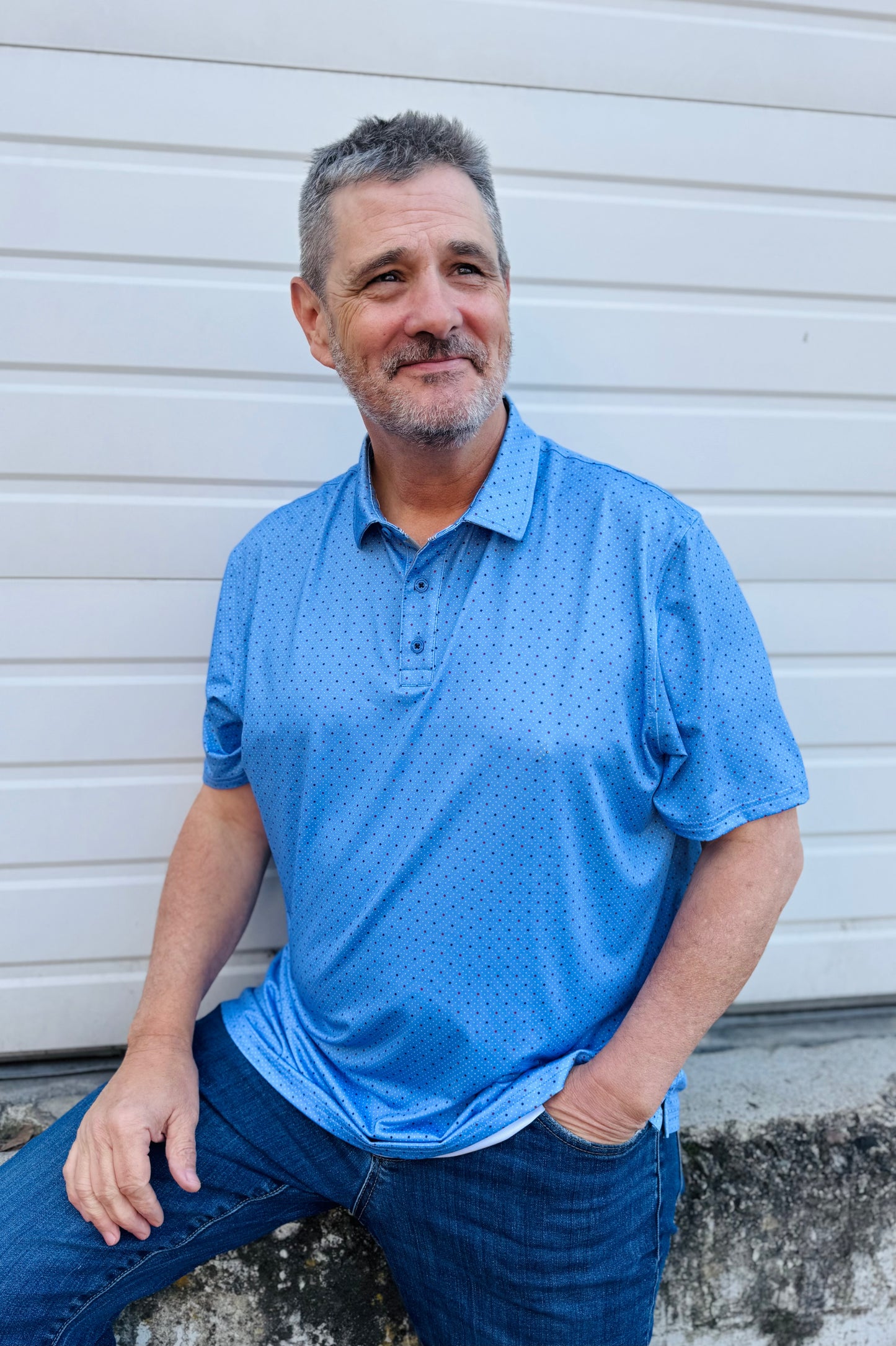 Montrose Star and Dot Polo