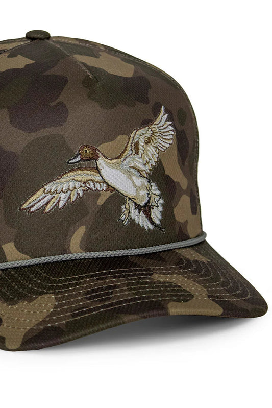 Pintail Trucker Hat Dark Camo 5-Panel