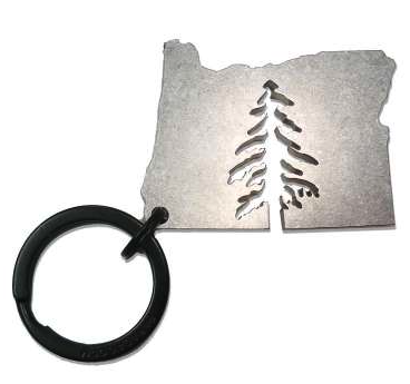 Oregon Tree Keychain