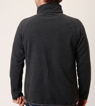 Bonded Sweater Knit Pullover 1/4 Zip