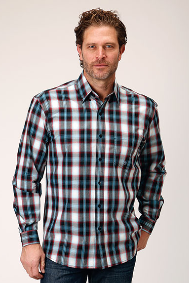 1843 Black Plaid Shirt