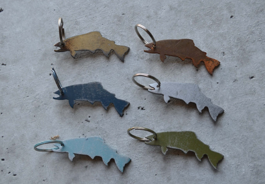 Trout Bottle Opening Keychain