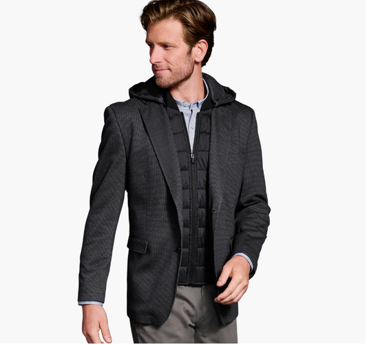 XC4® Knit Hooded Bib Blazer