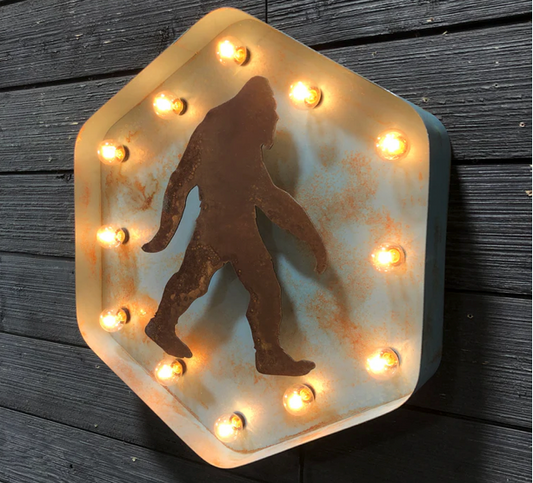 Sasquatch Marquee Lighted Sign