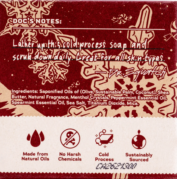 Frosty Peppermint Bar Soap