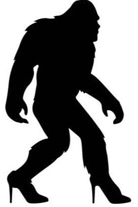 Sassy-Squatch Sticker