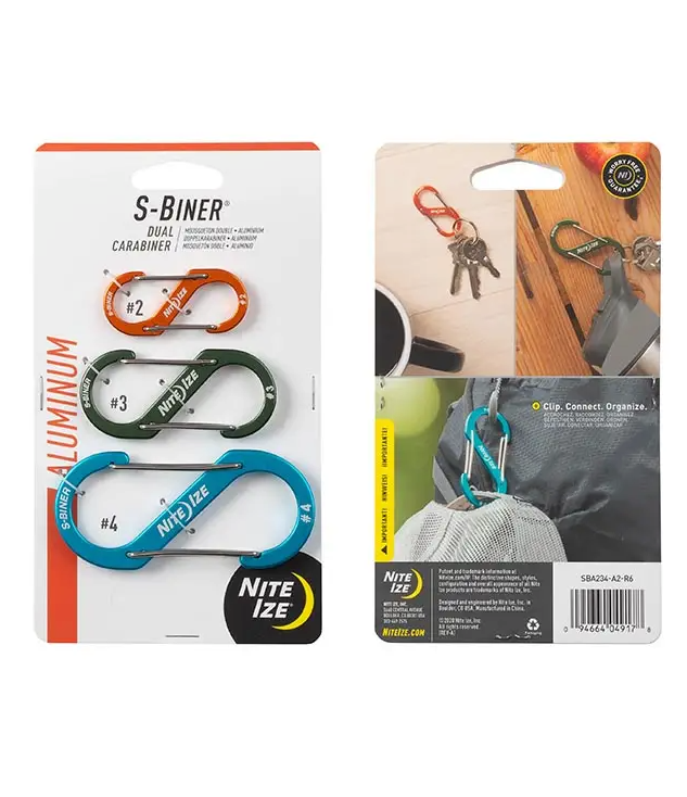 S-Biner® Aluminum Dual Carabiner