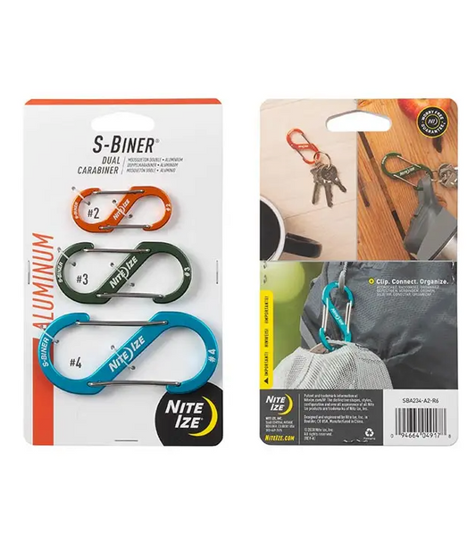 S-Biner® Aluminum Dual Carabiner