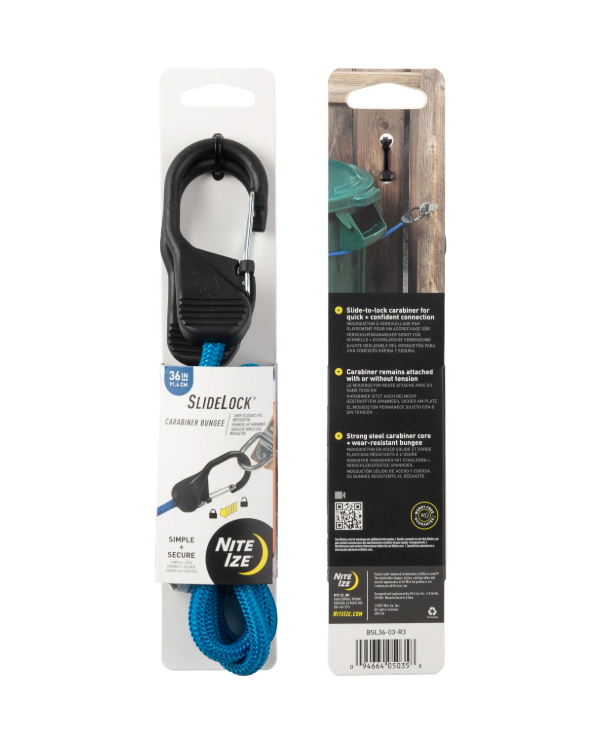 SlideLock® Carabiner Bungee