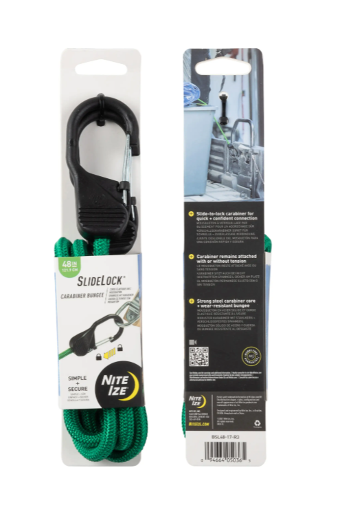 SlideLock® Carabiner Bungee