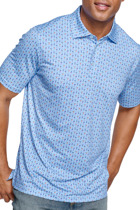 XC4 Performance Martini Print Polo
