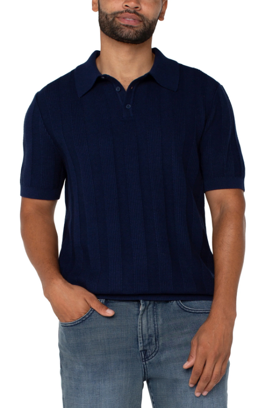 S/S Sweater Knit Polo