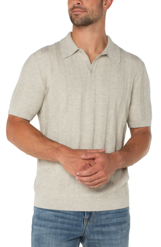 S/S Sweater Knit Polo
