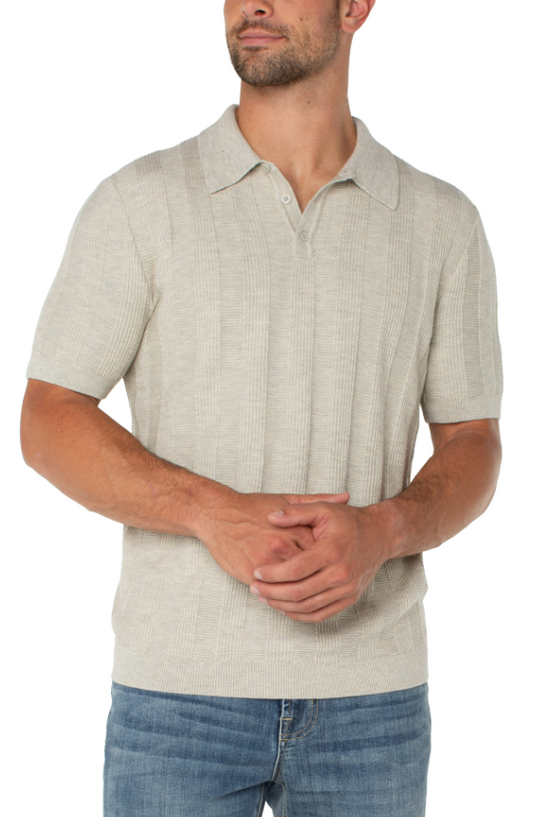 S/S Sweater Knit Polo