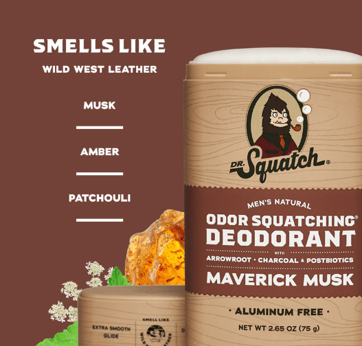 Dr. Squatch Maverick Musk Deodorant