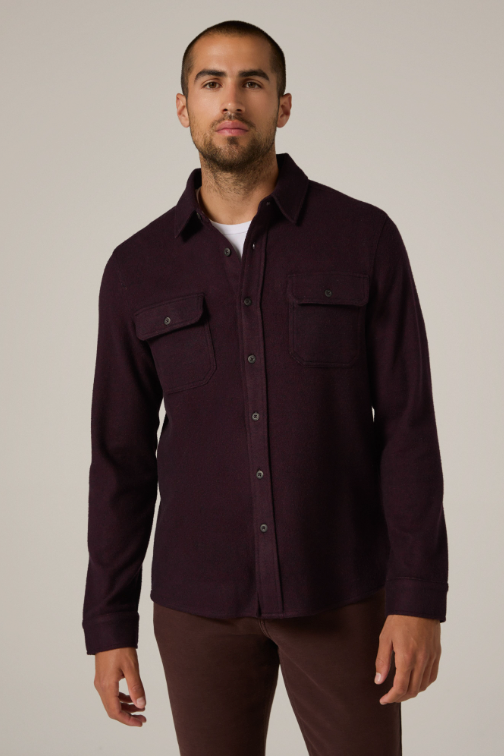 Generation Long Sleeve Shirt - Bordeaux