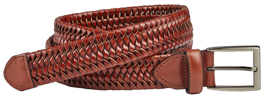 Leather Braided Belt