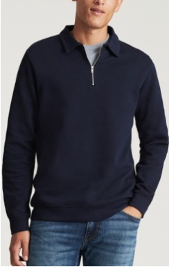 Half Zip Sweatshirt