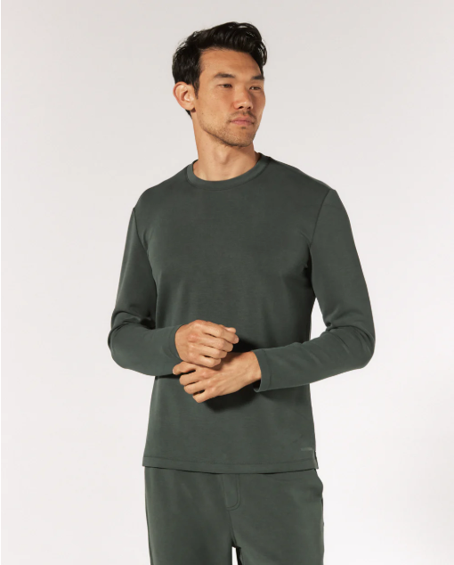 Rev Long Sleeve Tee-Basil