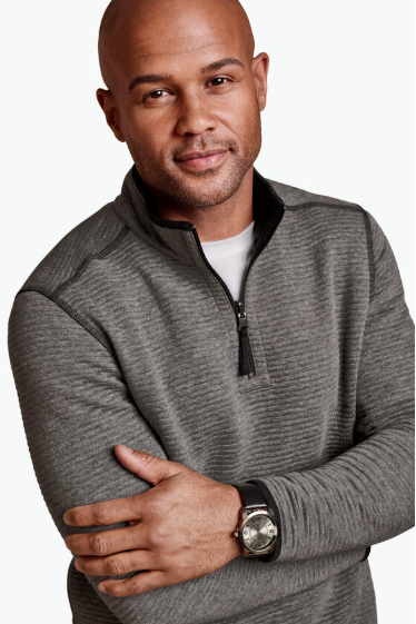 Reversible Channel 1/4 Zip