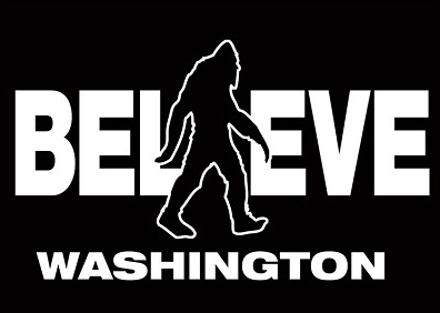 Sasquatch Believe WA Magnet