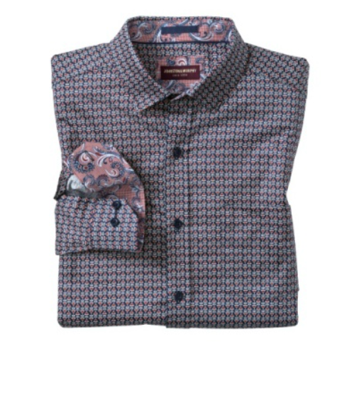 Printed Cotton Shirt -Martini